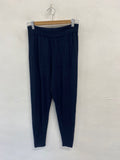Stunning Sibinlinnebjerg Harem trousers UK 10 Navy knit SO560