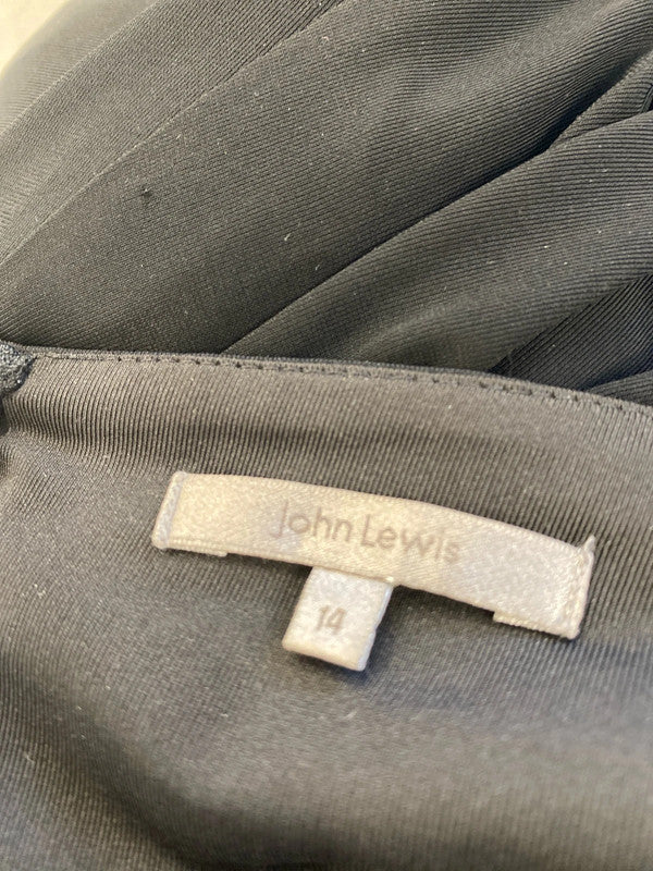 Stunning John Lewis maxi evening dress Uk14 halterneck KM005