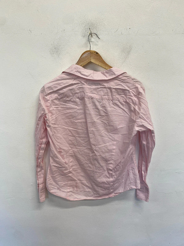 Gorgeous Austin reed pink lightweight shirt UK 14 KM005