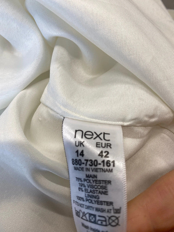 Fabulous Next Cream formal work dress Uk14 events LB004