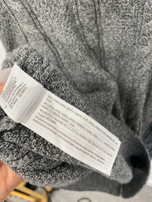 Classic Hollister mark cable knit jumper L KM004