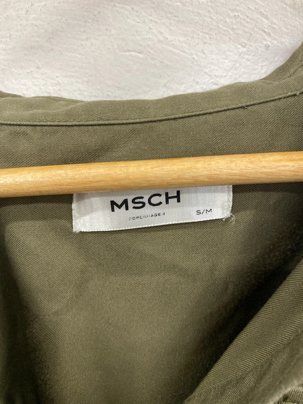Msch Stylish Khaki Loose Fit Shirt Size S-M SR006