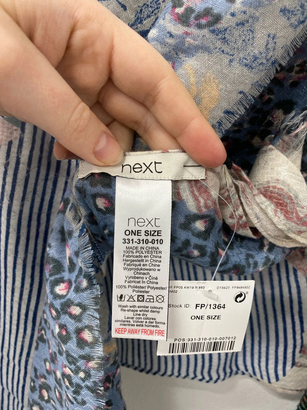 Next & Unbranded Fabulous Multicolour Scarves Duo JA002
