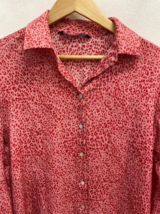 Lovely Zara pink leopard lightweight UK S JA001