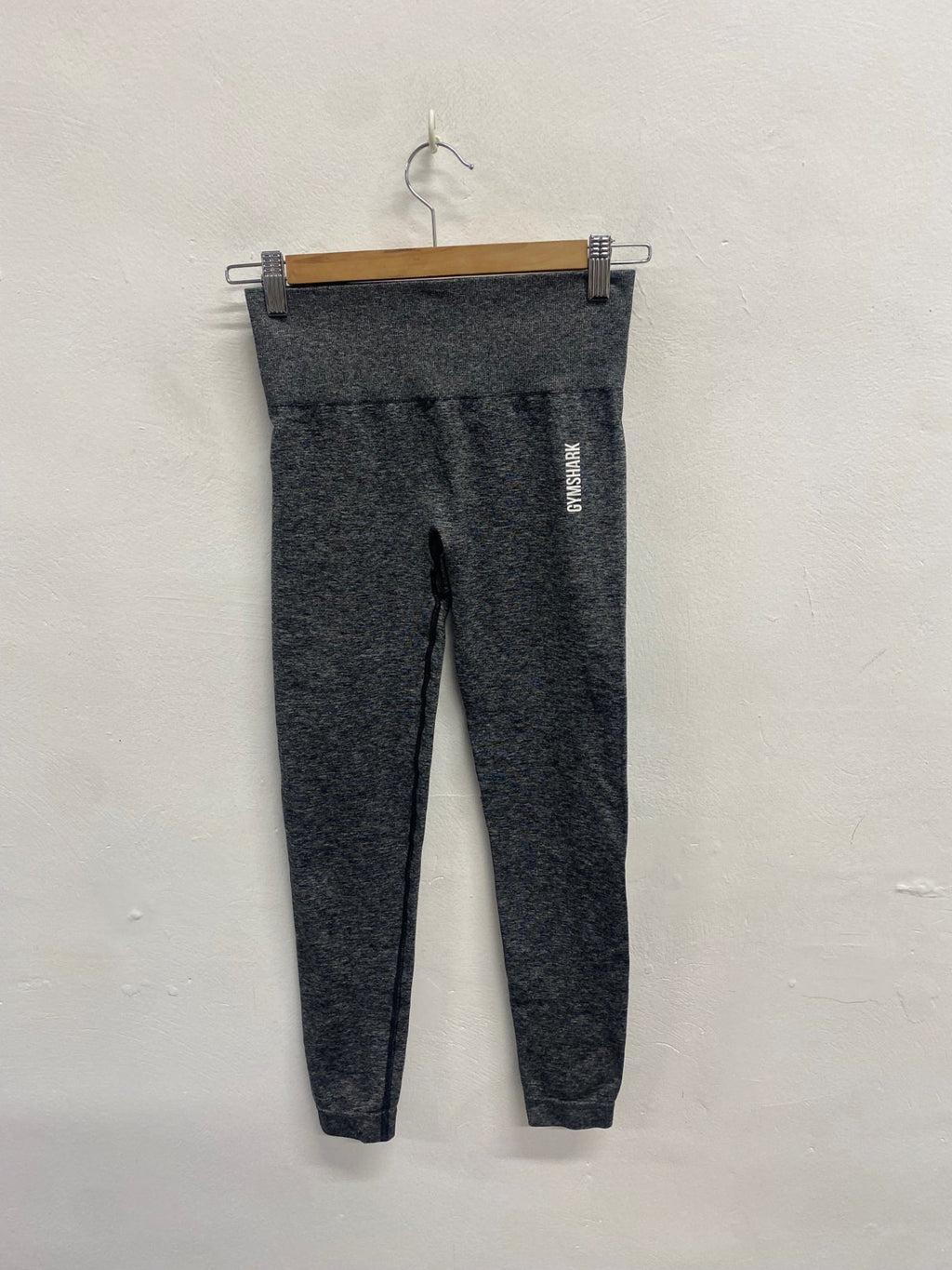 Fabulous Gymshark Leggings UK 8 Grey active seamless SA514