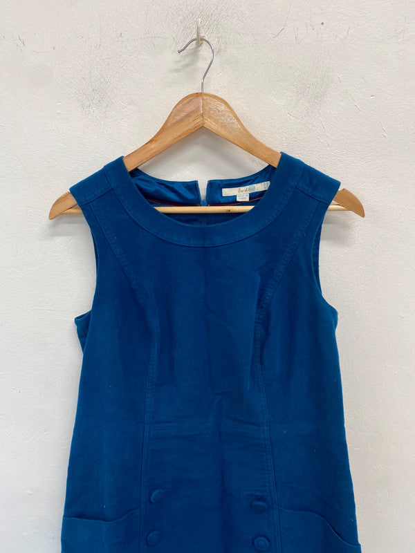 Stunning boden dark blue moleskin dress UK 12 LW005