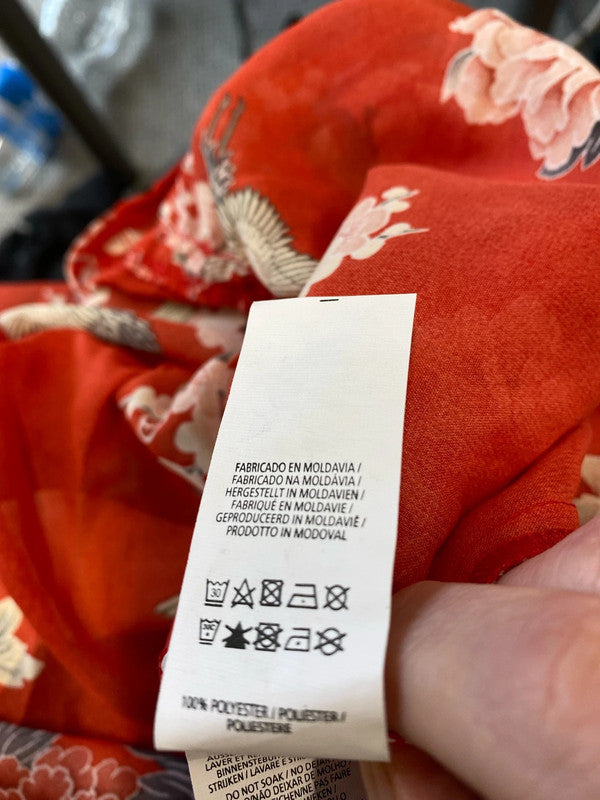 Fabulous Primark semi sheer kimono pool cover or party top Uk12 MB001