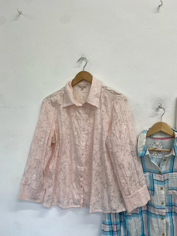 Lovely trio of shirts soon heritage papaya UK 16-18 #8 KW002