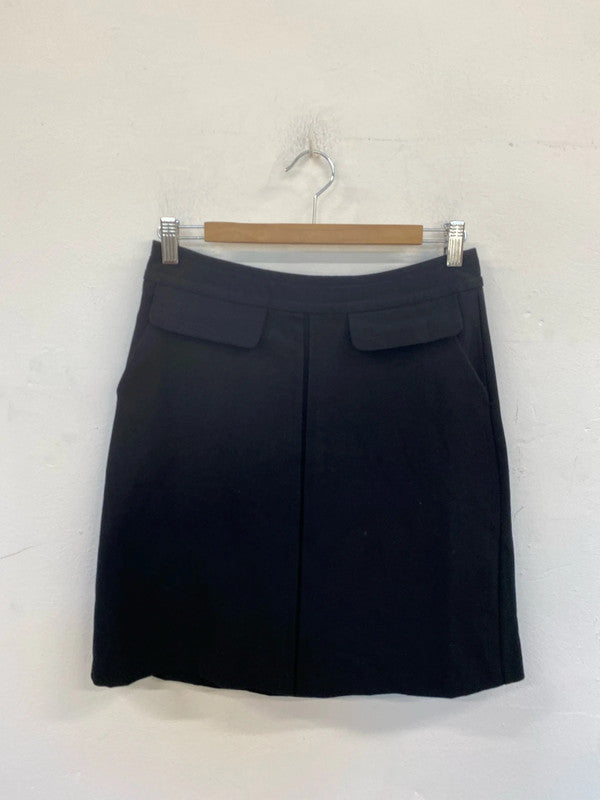 Next Chic Black Mini Skirt UK 8 CJ001