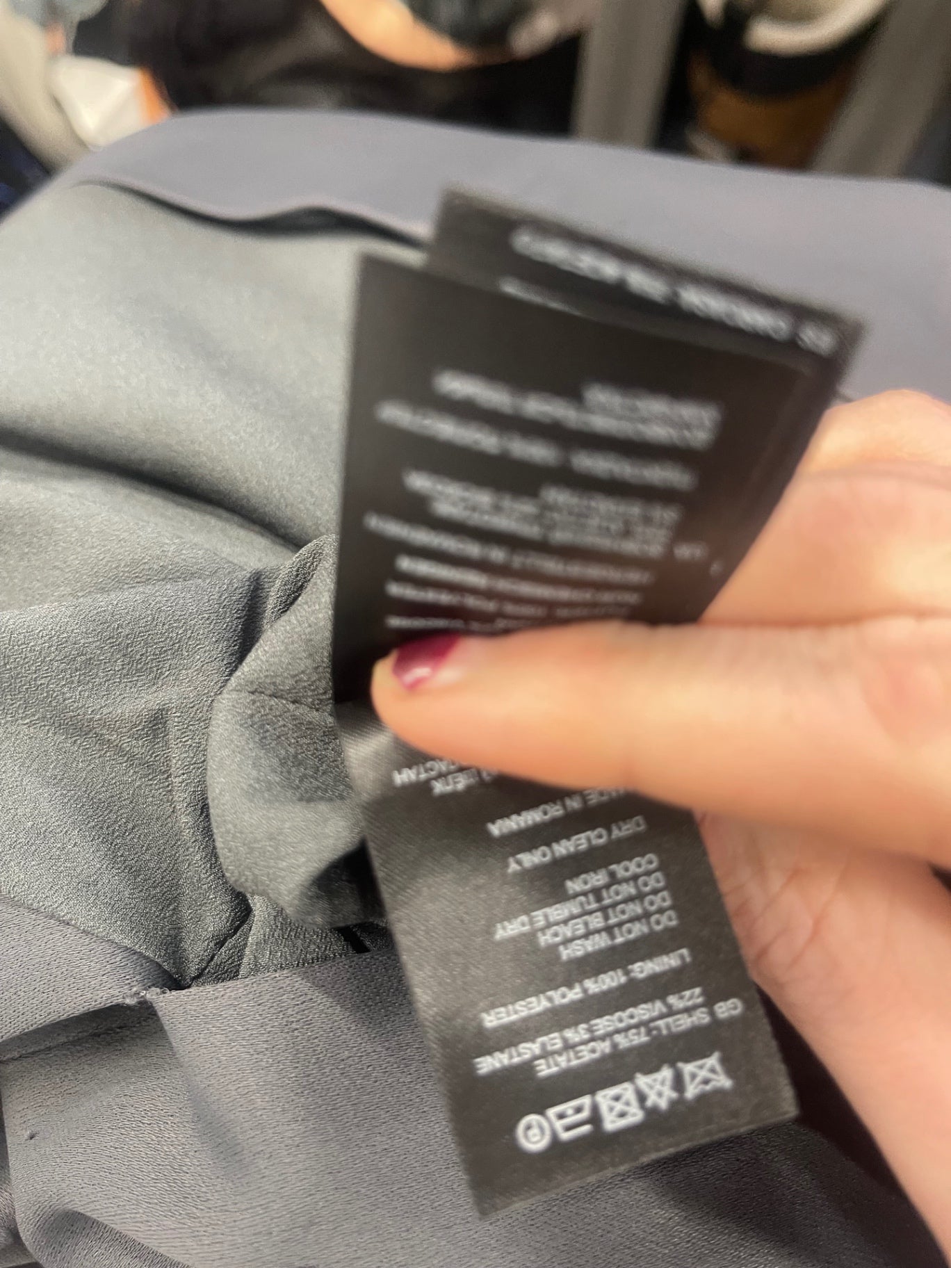 Fabulous Reiss Selika party occasion Dress UK10 Dark Grey KC528
