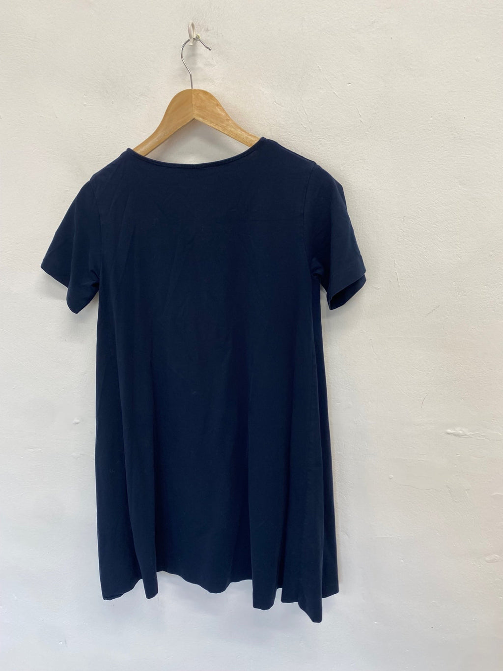 Stunning COS Midi Dress Uk 8 Navy pocket oversized CT551