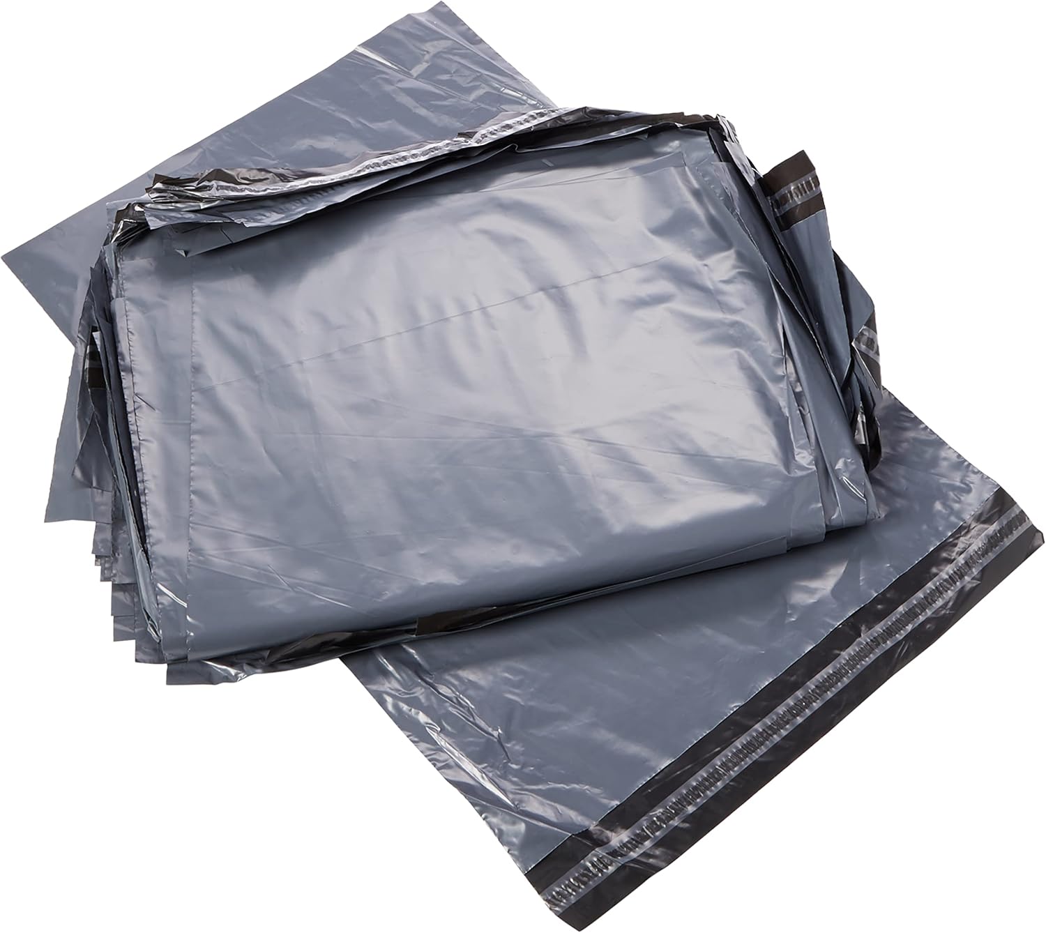 Triplast 12 x 16-Inch Plastic Mailing Postal Bag - Grey (Pack of 100)