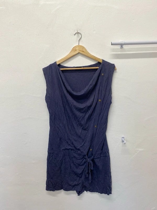 Fabulous Blue Bench Y2K surfer dress beach Uk10 loose fit WS001