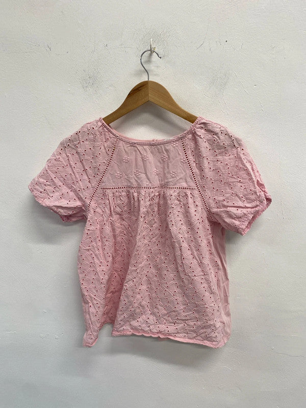 Lovely next embroidered blouse UK 10 HA001