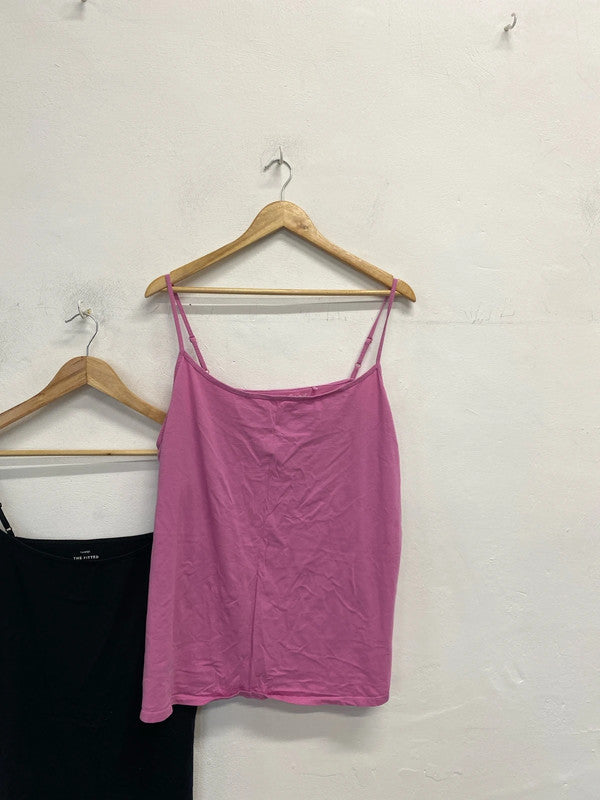 Lovely trio of fitted camis nutmeg George UK 18 #6 YM002