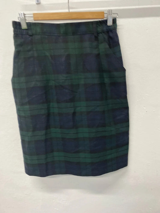 Fabulous Black watch Tartan pencil skirt Uk10  Classic JB005