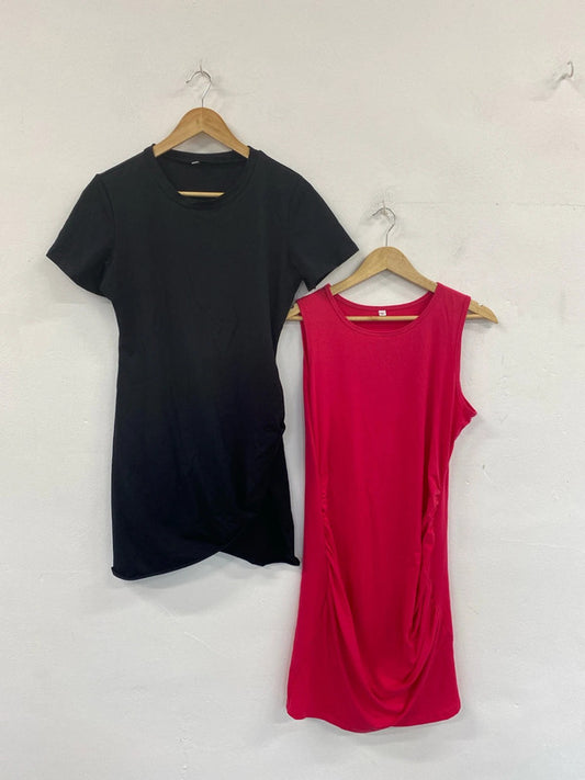 Shein Fab Duo of Asymmetric Beach Coverups Size L #1 MS002