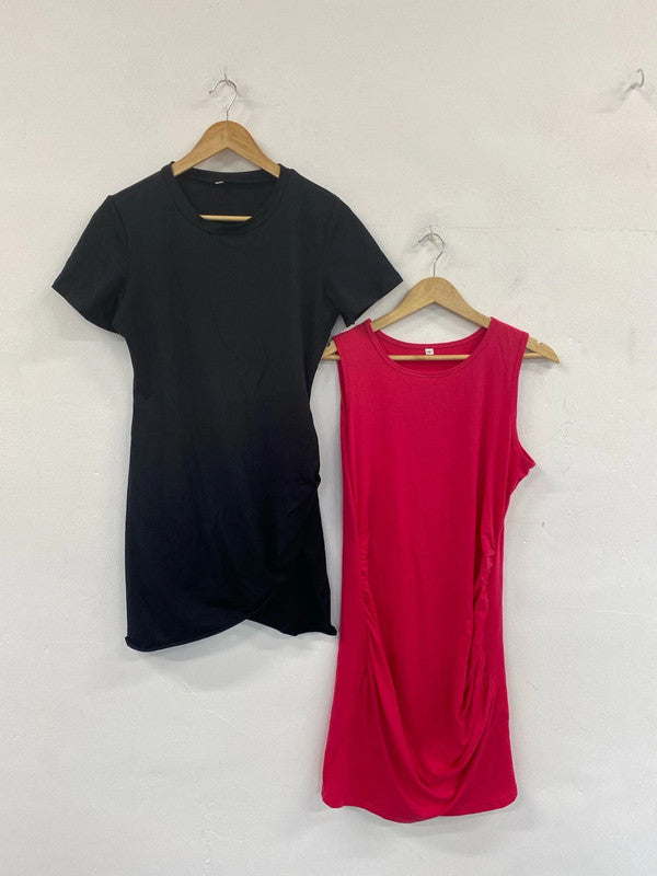 Shein Fab Duo of Asymmetric Beach Coverups Size L #1 MS002