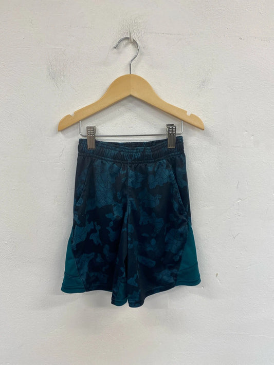 Champion Sporty Boys Green Black Running Shorts 4-5 Years MS002