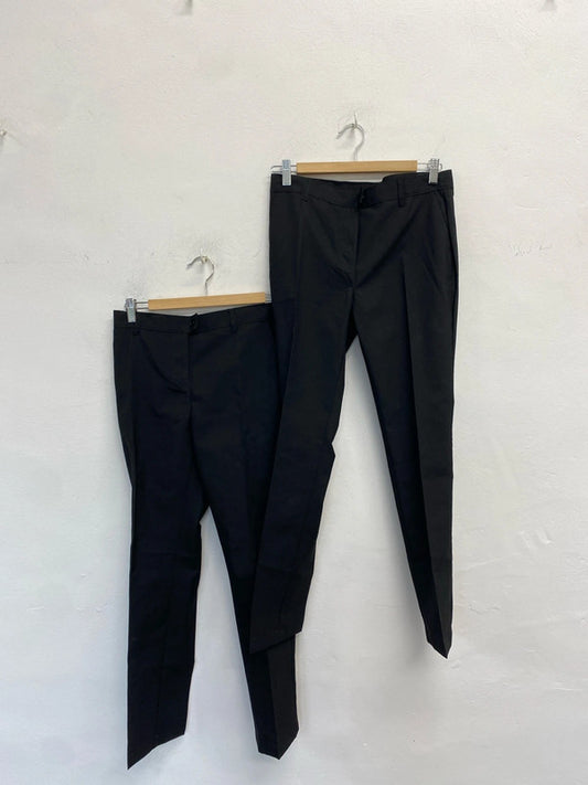 Fabulous duo 68 black school trouser M&S 13-14yr #68 NC001