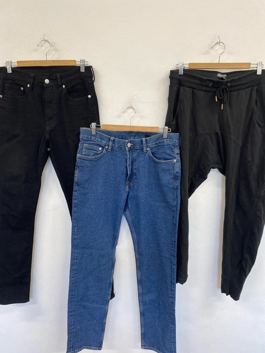 Trio of men’s trousers H&M 32/33/M #4 JR001