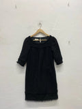 Absolutely stunning Black Monsoon boucle A line dress Uk8 AG006