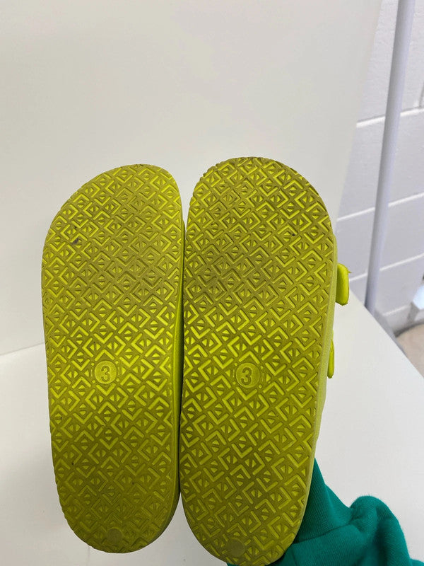 Fabulous M&S collection Lime green sliders Uk3 SS002