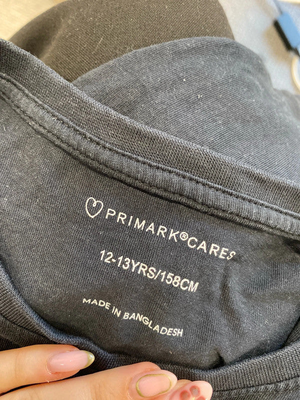 Fabulous boys printed streetwear black t shirt UK age 12-13yr AT001