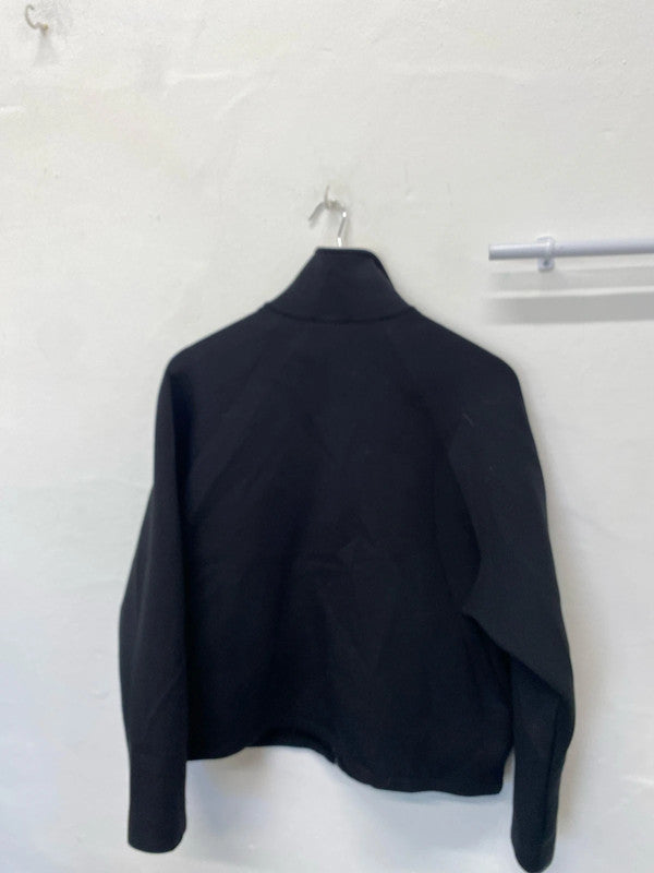 Fabulous Scuba fabric oversized bomber jacket UkS AO001