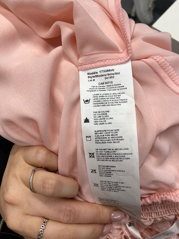 Stunning Joseph ribkoff blush pink gypsy Bardot top UK 10 KM004