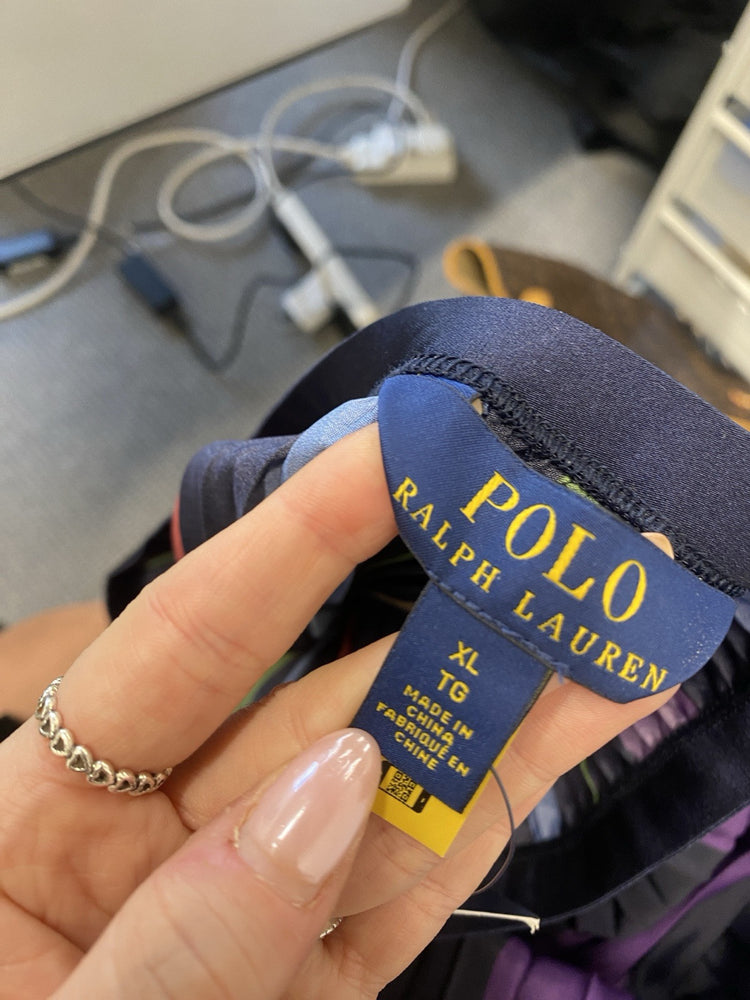 Lovely Ralph Lauren Jaden Midi Multi Skirt UK XL JP001