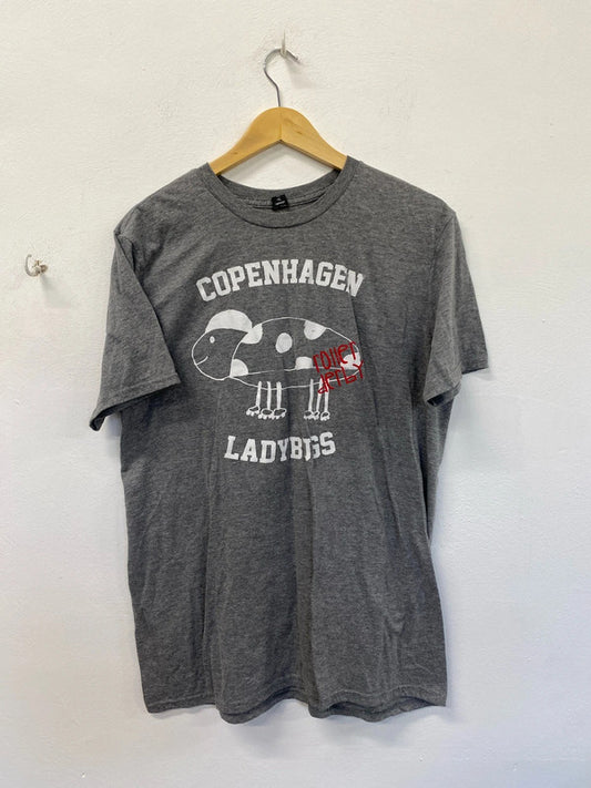 Fabulous Anvil lightweight ladybug design tshirt uk 12 KD001