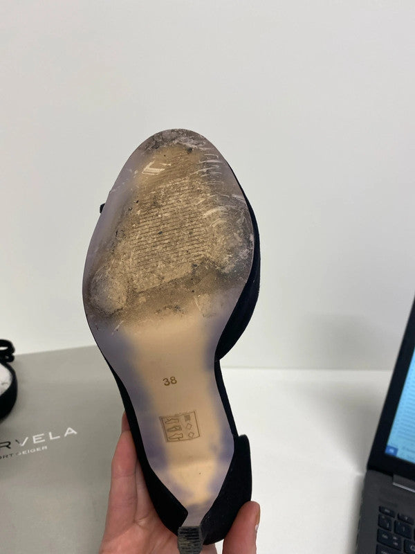 Stunning Carvela for Kurt Geiger Leoni black occasion shoes Uk5 LB005