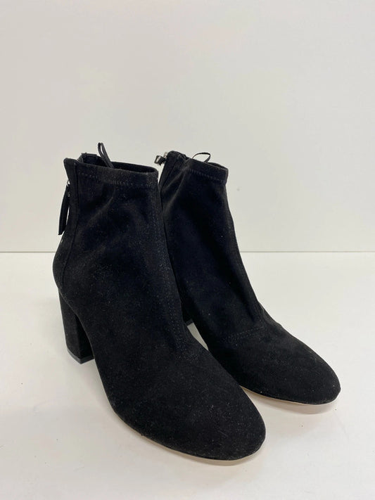 Fabulous New Black Ankle boots faux Suede Uk5 H&M KM003