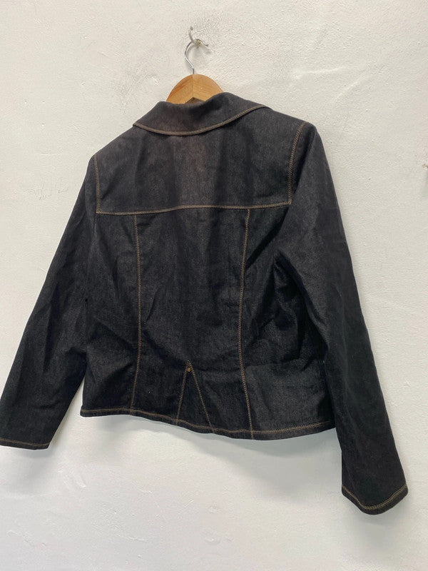 Fabulous Soft denim western jacket by Weill Uk14 JB005