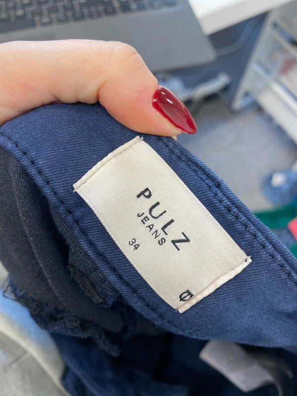 Lovely pulz navy city shorts UK W34 CD001