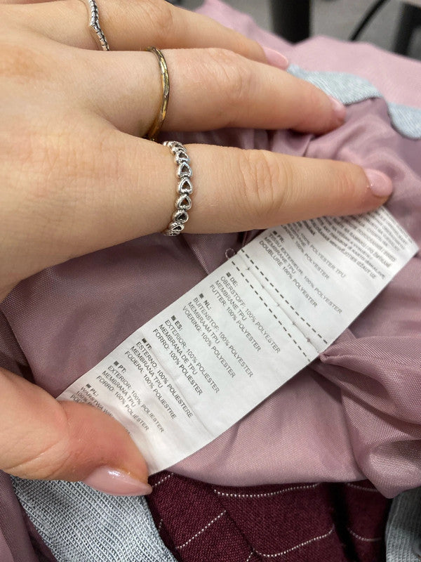 Lovely trespass grey windbreaker jacket waterproof uk XXS JS004