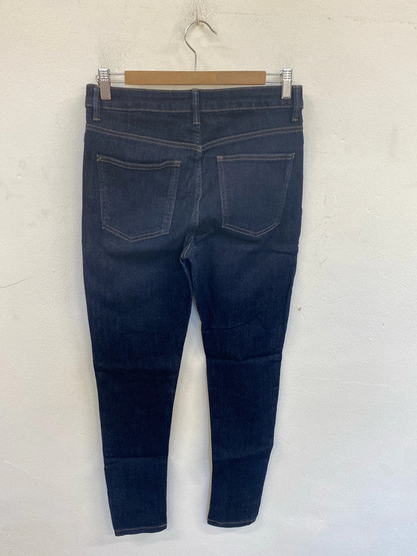 M&S Stylish Navy Super Skinny Jeans UK 10 SW001