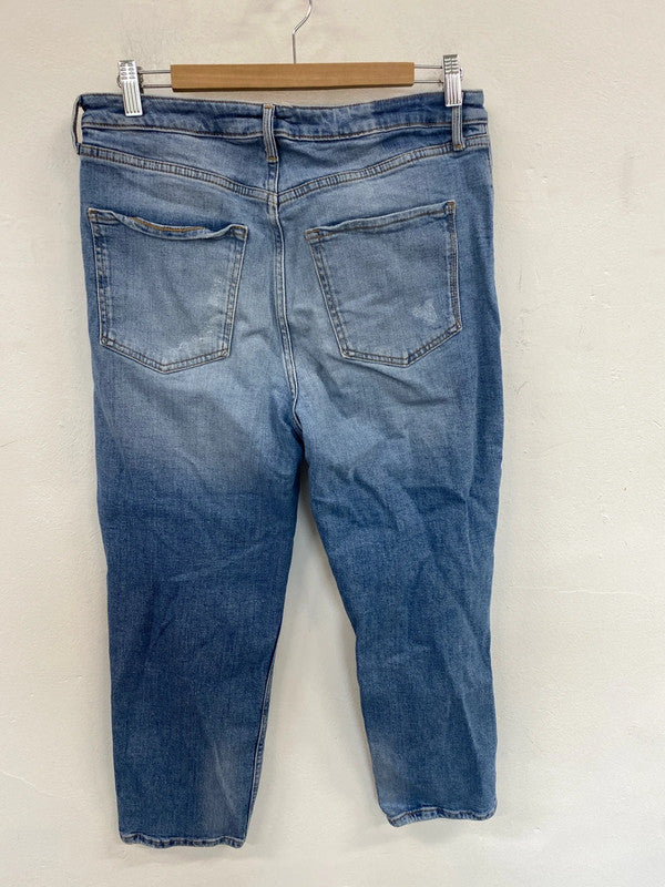 River Island Fabulous Slim Leg Jeans UK 14 NN001