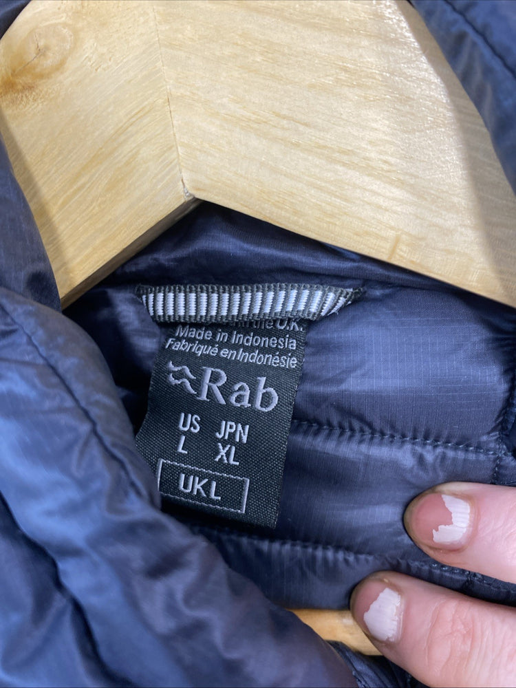 RAB Gilet Mens Extra Large Grey Cirrus Flex 2.0 Vest Puffer Pertex UkL AO001