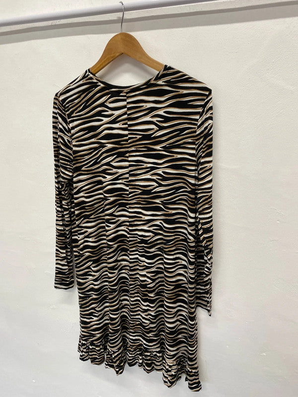 Fab Papaya tiger stripe loose casual dress UkL CR002