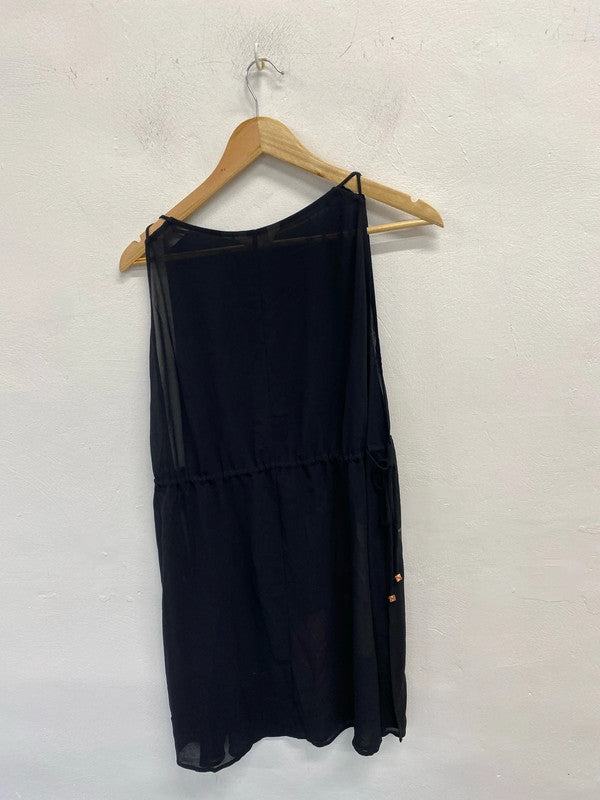 Stunning Ted Baker Velrano Floral Beach Cover Up Kaftan Size S KM004