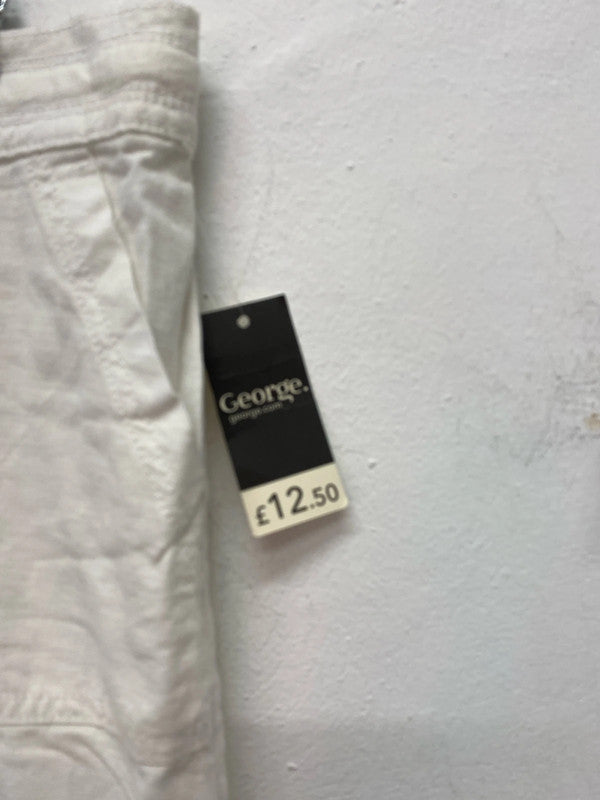 Fabulous George classic linen trousers Uk16 new IM001