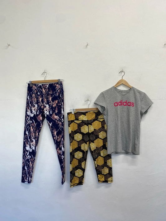 Lovely trio of adidas activewear clothing UK S GK002