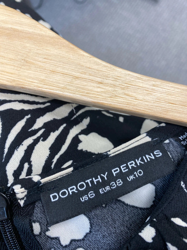 Fabulous Dorothy Perkins animal splodge dress smart casual Uk10 AG006