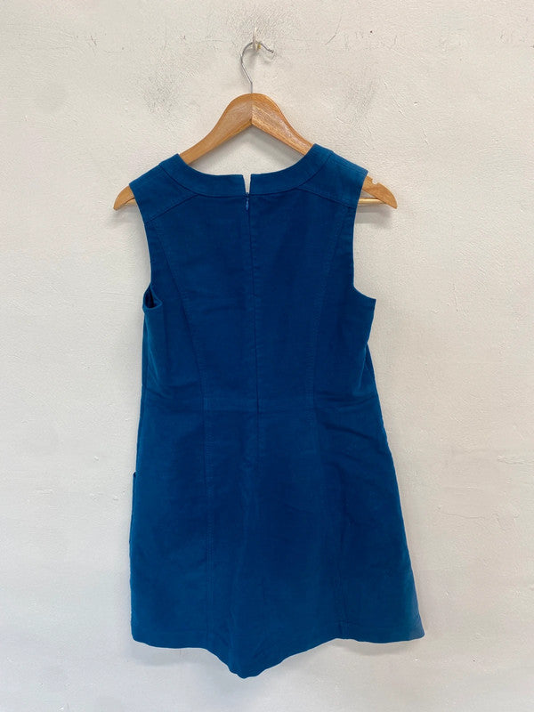 Stunning boden dark blue moleskin dress UK 12 LW005
