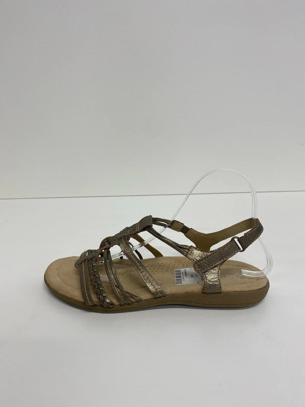 Clarks Fabulous Una Metallic Sandals UK 7 KM005