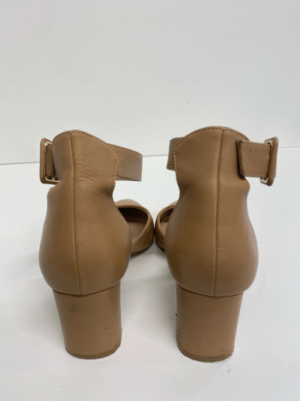 Fabulous Kurt Geiger Nude heels with ankle straps Uk4 SS002