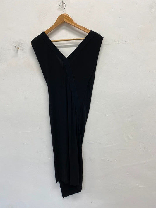 Fabulous Apryl Dress UK6 black asymmetric dress SD002