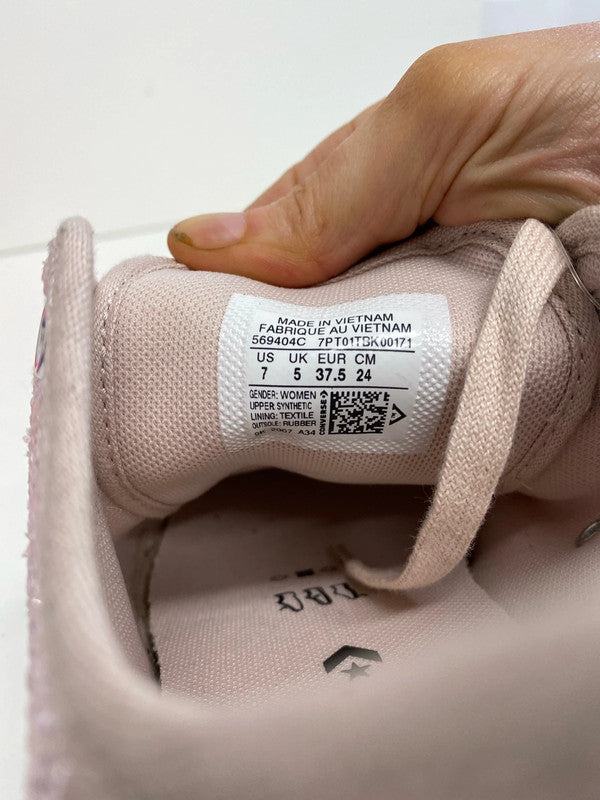 Fabulous Converse pink glitter pumps New Uk5 MS002